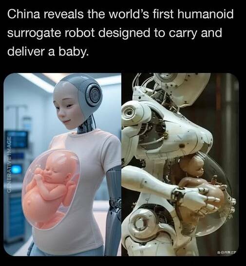 【画像】中国が開発している人型出産ロボットのイメージ