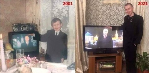 プーチンの任期がメチャクチャ長いことにビックリ。