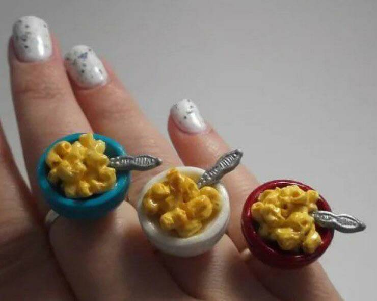 【画像】マカロニチーズの指輪ｗ！！