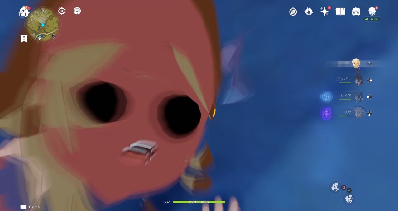 閲覧注意 原神の一瞬怖い顔が映るやつやめて欲しい ねとめもー