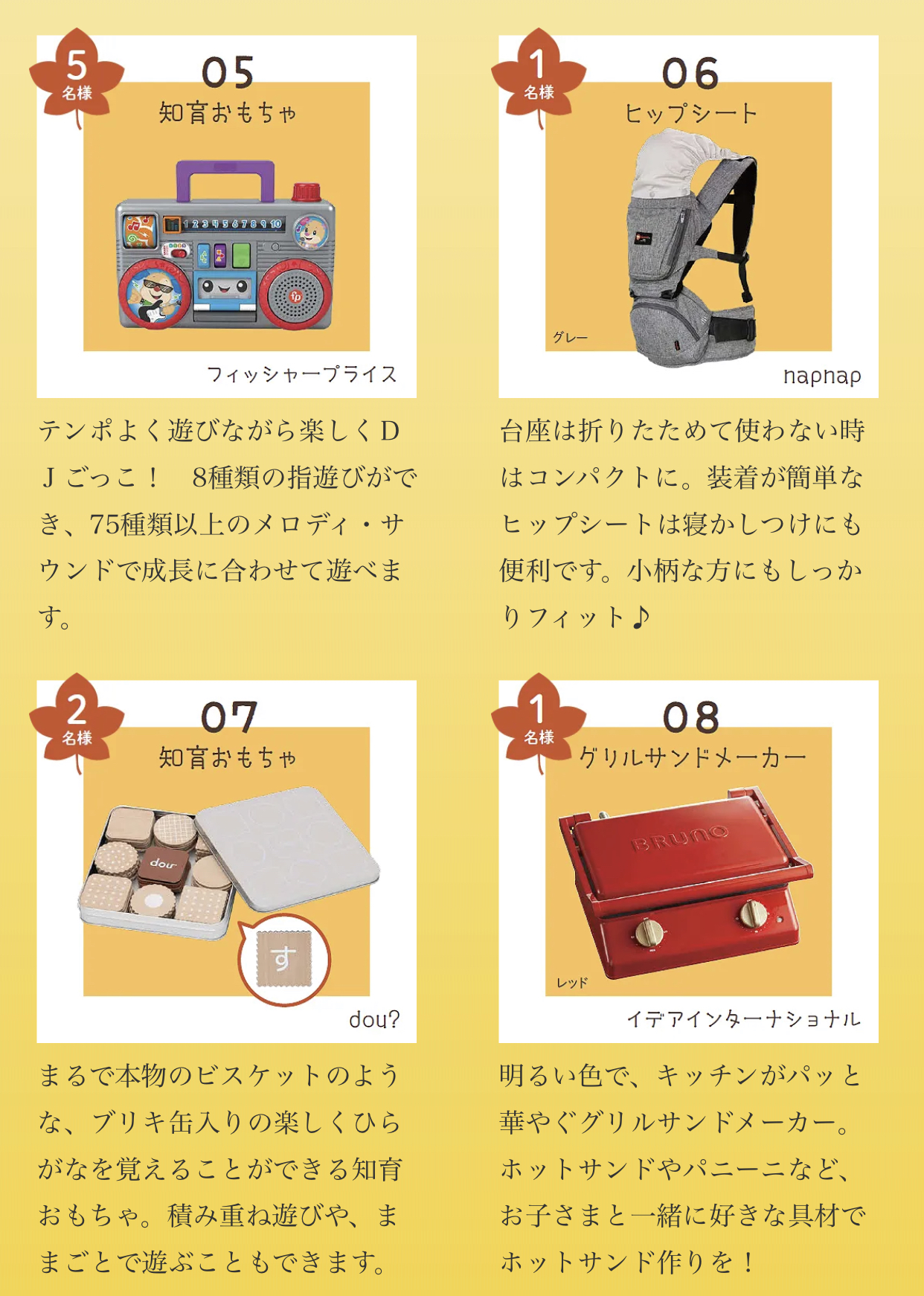 第７６９回 21 1 Babyco ベビー用品等 初めての懸賞生活