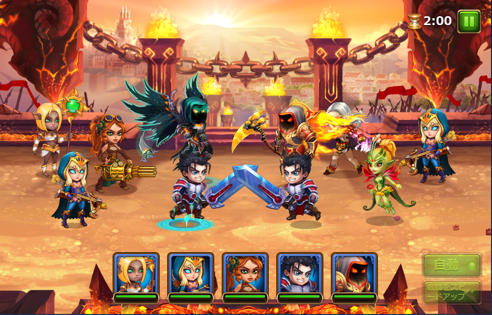 アリーナでのバトル Hero Wars 初心者pc版