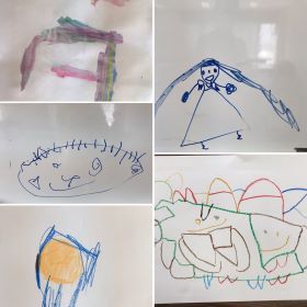 今月の創作アート教室は・・・・