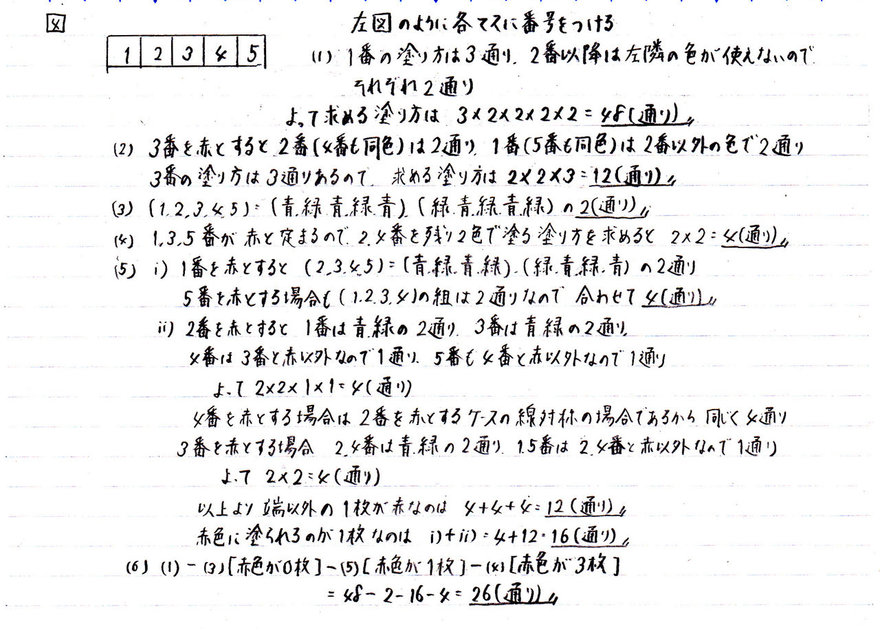 数学 A センター試験 15年 を解いてみた 4年連続 Free To Write Whatever I Like