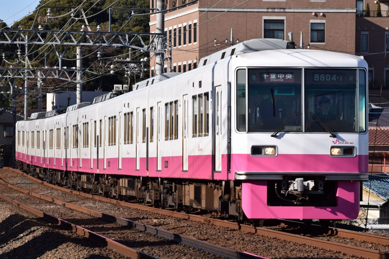 新京成で撮影リハビリ 自分の芝生は 蒼い