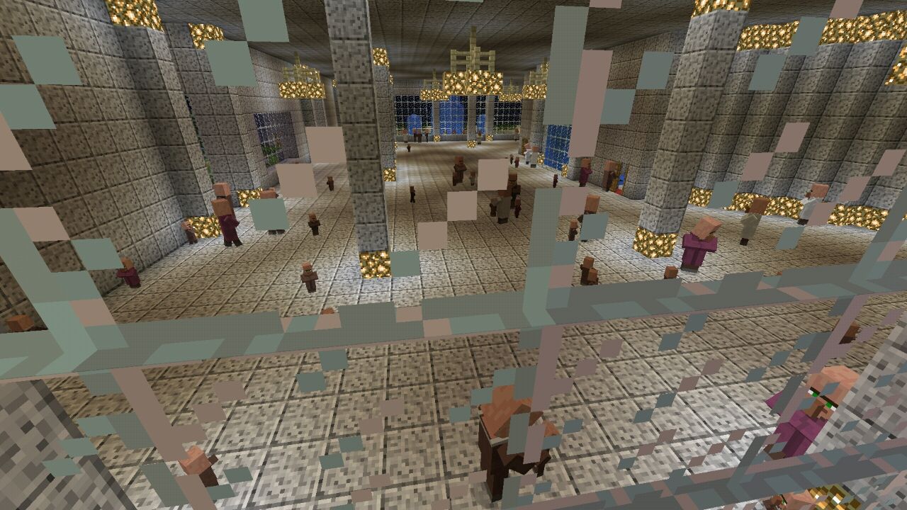 マイクラpe 豆腐建築家が城下町を作る その２ 新生 それでいいんだよ