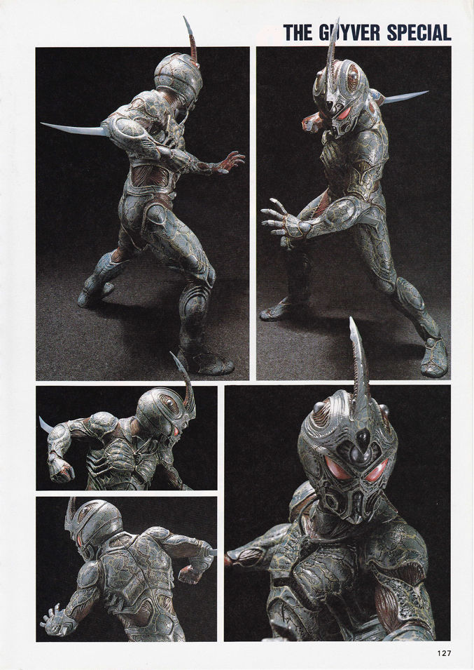実写映画 The Guyver ソフビ ライダー戦闘数値比較改