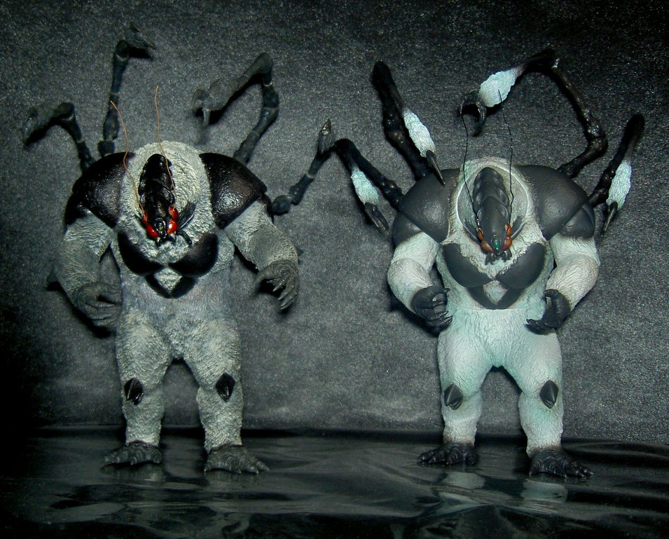 B・F・Wソフビ/獣化兵エンザイムⅡ＆実験体 : ライダー戦闘数値比較改 