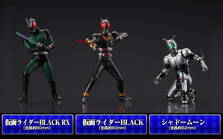 プレバン HG BLACK＆RX 最終決戦セット(締切1/7) : ライダー戦闘数値比較改