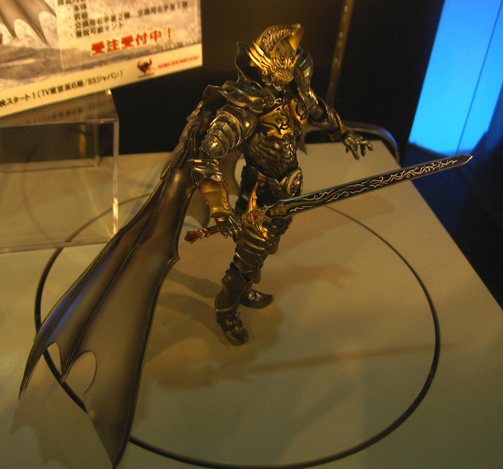 魂ネイションズ ショールーム 魔戒可動 牙狼 流牙Ver 展示 : ライダー