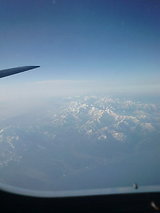 飛行機から見た絶景