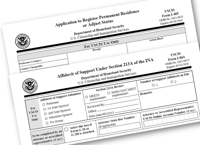 k様確認ページ AOS/GC】I-485と必須添付書類I-864について : New Life in The US