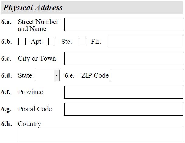 USCIS申請書】N/A, NONE等の記入忘れで申請却下の恐れ有り : New Life