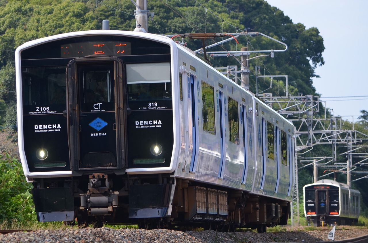 12系客車を撮る ７号車の中で