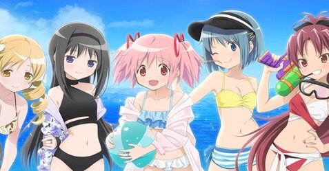 麻雀ゲー『MJ』と「まどか☆マギカ」コラボが開始！描き下ろしの水着だああああ