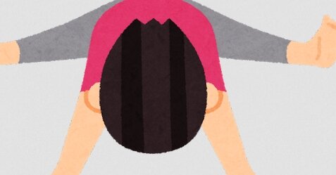 女装をした男が前屈みになり通行人に下着チラする事案が発生