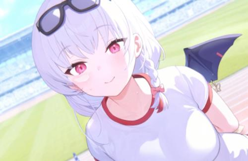 【ブルアカ】ハルナ（体操服）のメモロビ、エッッッ！！！！！！