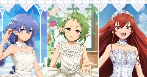 『無職転生II』ウェディングドレス描き下ろしイラストのくじが販売開始！ロキシー、シルフィエット、エリスの3人