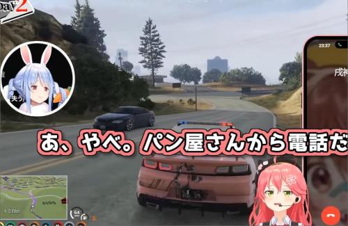 【動画】ぺこみこが堪能できる「ホロGTA」最高だな！！
