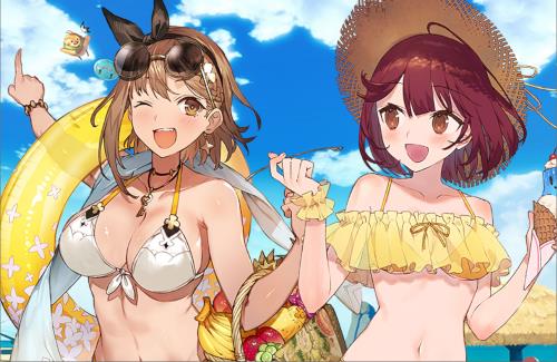 【海の日】アトリエシリーズからライザ、ヴァレリア、ソフィーの水着イラストきたあああああああ