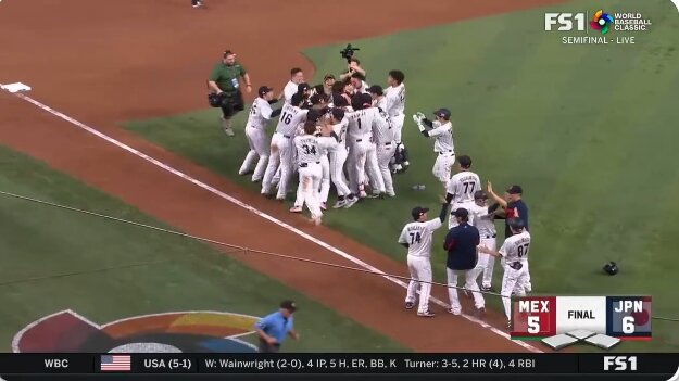 【WBC】村上選手がサヨナラ打でメキシコに勝利！日本決勝進出！！
