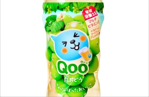 「マクドナルド」や「サイゼリヤ」などの一部サービスでしか飲めなかった『Qoo 白ぶどう』がペットボトルで復活！！