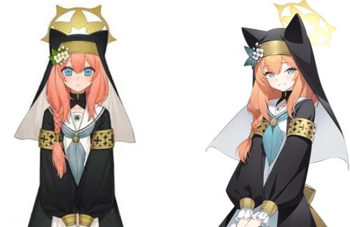 【ブルアカ】生徒の立ち絵、ビフォーアフターまとめ