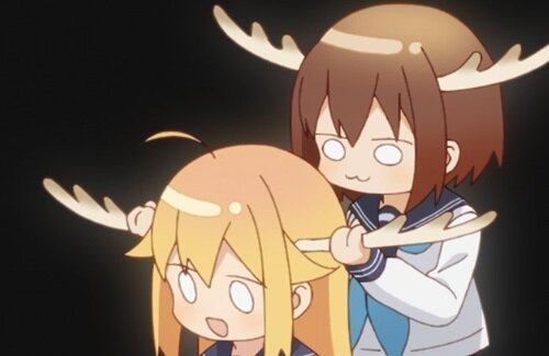 【画像】アニメ『しかのこのこのここしたんたん』を中の人が再現した結果ｗｗｗｗ