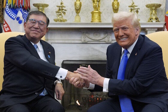 トランプ大統領「防衛費を上げるなら会談してあげるよ」→石破首相「アホらし、帰る????」