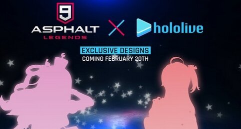 レースゲー『アスファルト9：Legends 』とホロライブがコラボ！！