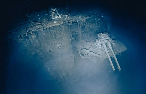 ミッドウェー海戦の海域で沈没した旧日本海軍空母『赤城』、国際研究チームが初調査