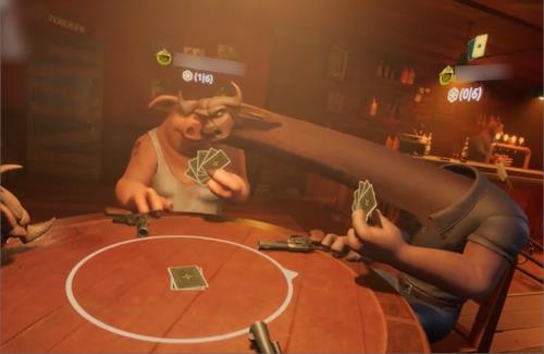 話題のギャンブル対戦ゲーム『Liar’s Bar』、キャラの首を伸ばして相手の手札を盗み見るチートが報告される…