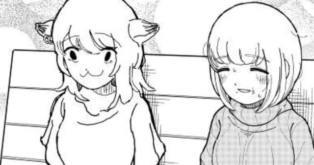 「ドカ食いダイスキ！もちづきさん」×「ヤニねこ」コラボ漫画が公開！これはコラボなんだろうか…
