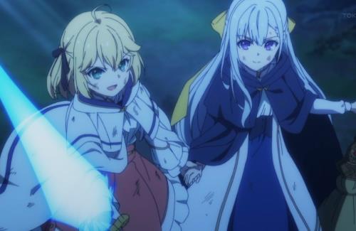 アニメ「転生王女と天才令嬢の魔法革命 5話」百合の間には入らない紳士なドラゴン