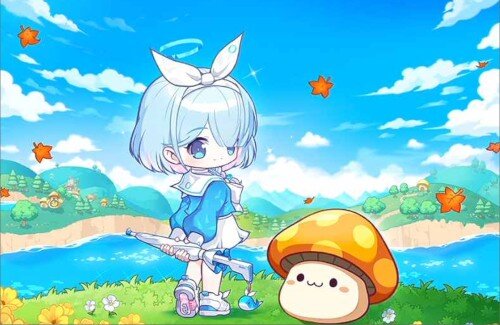 【ブルアカ】『メイプルストーリー』との大型コラボが決定！「鬼滅の刃」「ワンパンマン」級の規模になる模様