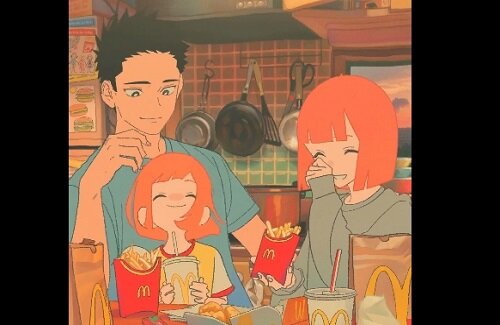 【画像】マクドナルドCMのママさん、絵師によって脱がされるｗｗｗｗｗ