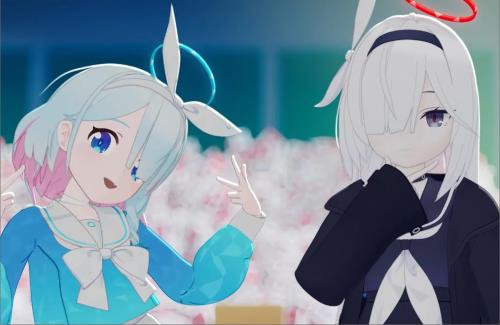 【動画】海外版「ブルアカ」、アロナとプラナのラップバトルかわええ・・・