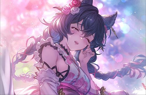 【グラブル】新しく追加された「ニーア(浴衣バージョン)」の横乳がエチチや・・・