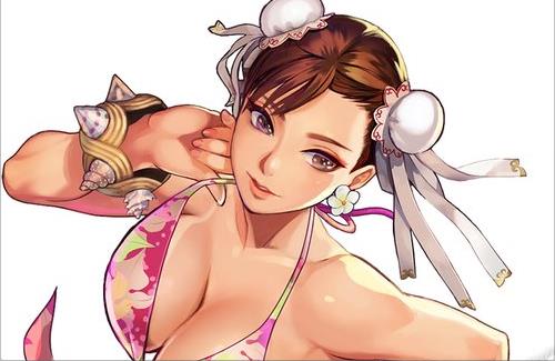 カプコン公式が公開した「春麗」の水着イラスト、エッッッ！！！！！