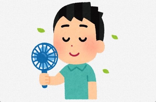 猛暑でのミニ扇風機にメーカーが注意喚起！「自ら熱中症を作っている」