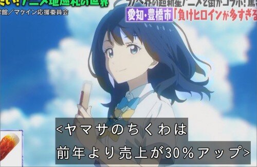 テレビで「アニメ聖地巡礼」特集！マケインやシンデレラグレイなどが登場