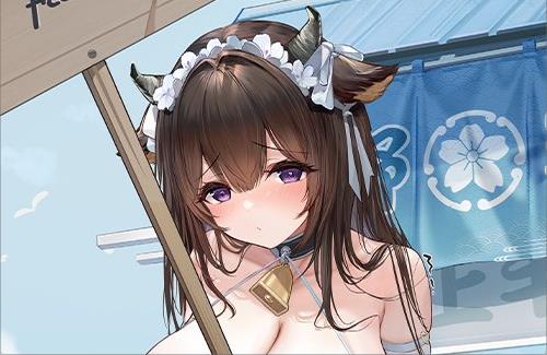 【アズレン】樫野が牛コスプレで牛乳を売っているだけの動画ｗｗｗｗｗｗｗｗｗｗｗｗ
