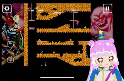 【動画】ホラゲーの次は死にゲーの「スペランカー」をやらされるぷにるｗｗｗｗｗｗｗｗ