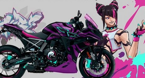 スズキが『ストリートファイター6』とコラボ！ ジュリイメージのバイクかっけえええええ