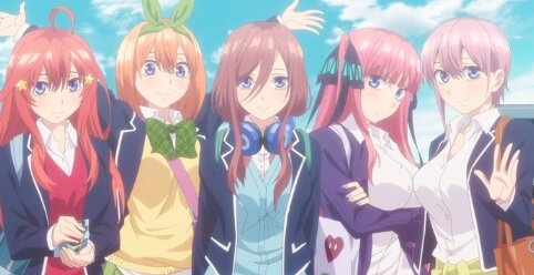 五つ子誕生日記念で『五等分の花嫁』アニメシリーズとイベントなどが無料放送！