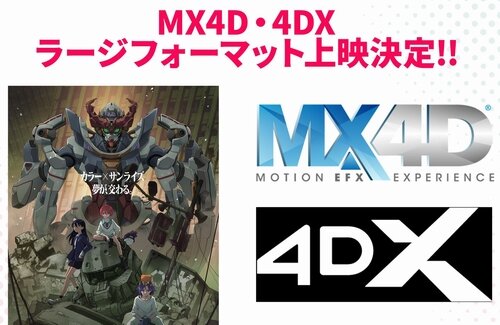 劇場先行版『機動戦士Gundam GQuuuuuuX』、2月22日よりMX4D、4DXのラージフォーマット上映が決定！！