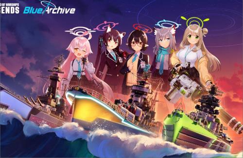 「World of Warships」×「ブルアカ」のコラボムービーが公開！！第一弾はアビドス