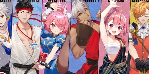 『にじさんじ×ストリートファイター6』カプくじオンラインで発売決定！！