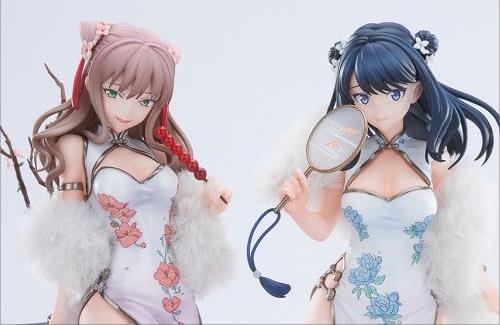 『グリッドマン ユニバース』、六花と夢芽のチャイナドレスフィギュア…エッッッッ！！！