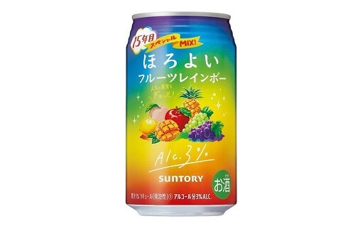 サントリー「ほろよい　フルーツレインボー」が期間限定で8月1日から登場！